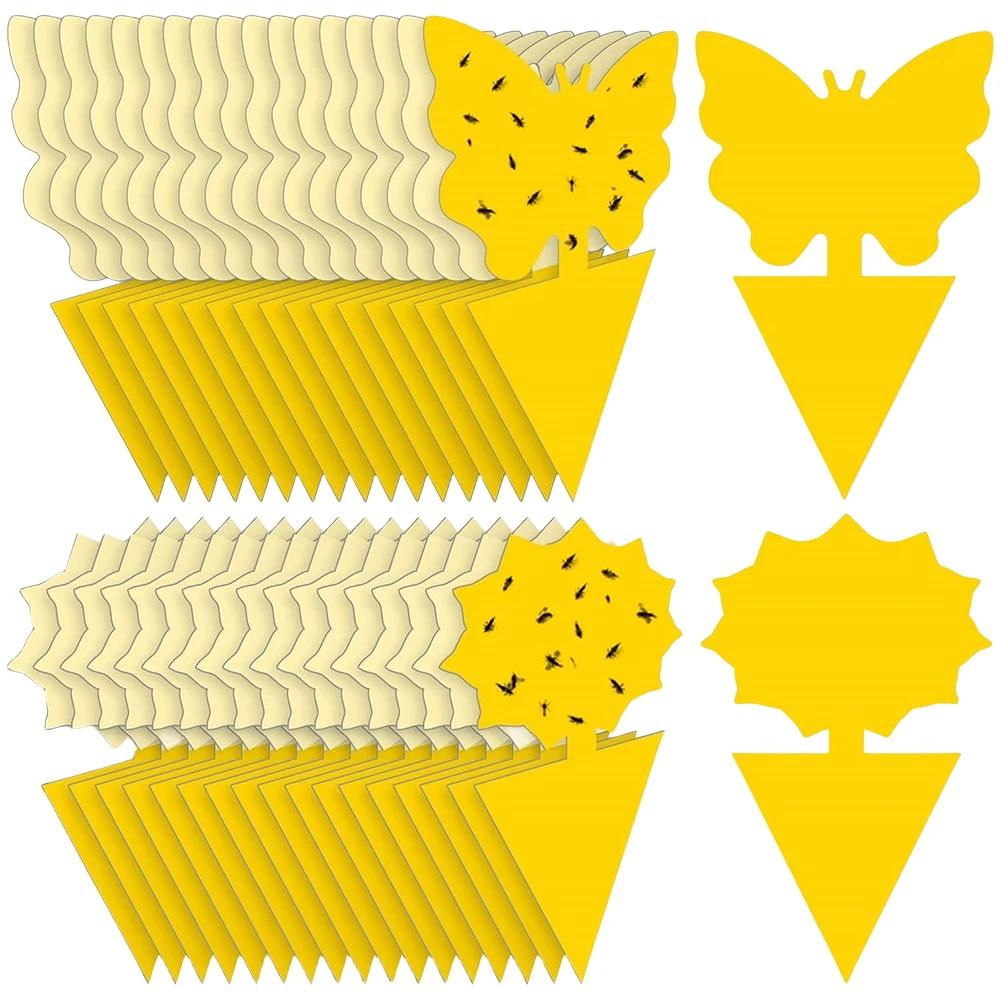 Ловушки для насекомых Защищают растение Двусторонние ловушки для мошек Нетоксичные и без запаха Липкие доски Ловушки для садовых растений Кухни