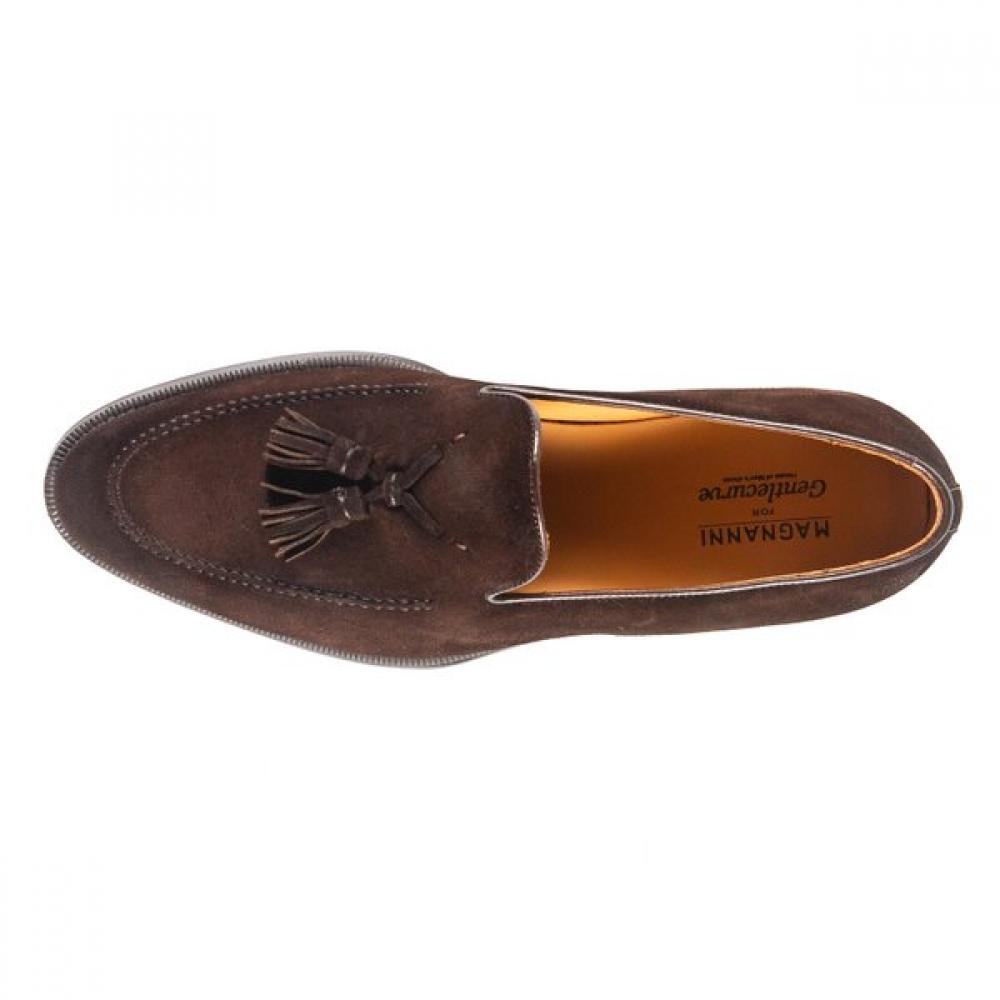 Magnanni Dark Brown Suede 24376