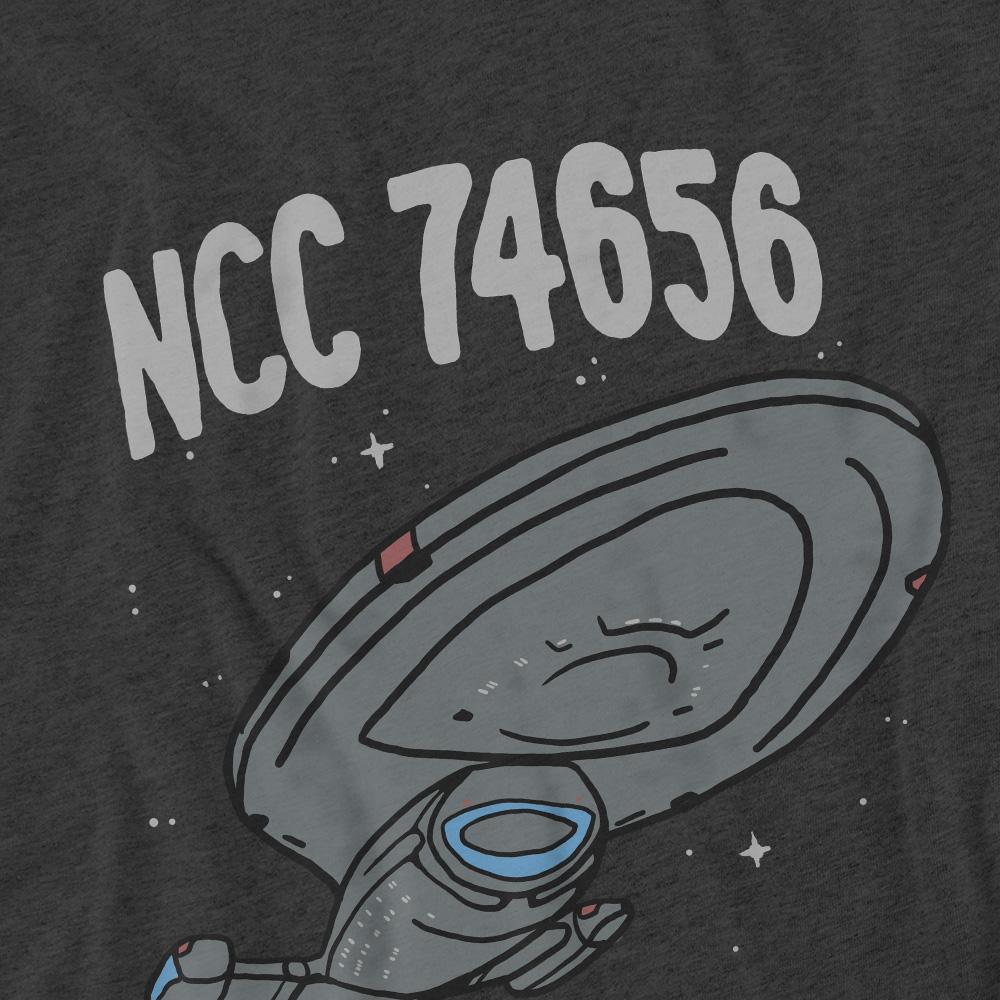 Star Trek Unisex Adult The Intrepid Class T-Shirt