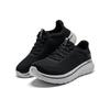 Skechers Go Walk Arch Fit Удобные Универсальные Простые Модные Сетчатые Низкие Беговые Кроссовки Мужские кроссовки Черный Серый 217078-BKGY