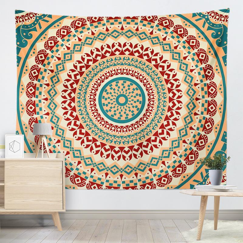 Мандала настенный гобелен диван фон ткань обои гобелен студенческое общежитие украшение гобелен украшение
