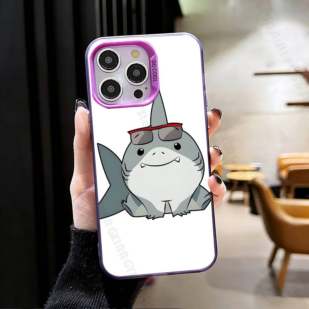 Чехол для телефона 'Акула' для IPhone 17 16e 16 15 14 13 12 Pro Max X XS MAX Задняя крышка