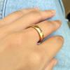 Bulk Lots 50PCS Gold 4mm Couple Trendy Stainless Steel Band Rings Fashion Lover's Wedding Jewelry Anniversary Gift