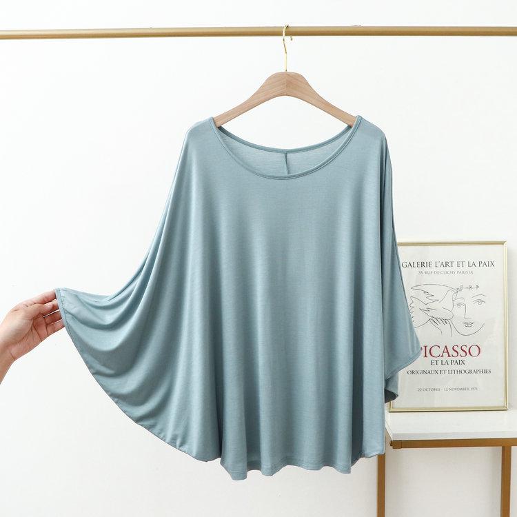 Plus Size 200 Jin Women's Batwing Sleeve Long Sleeve Modal T-Shirt