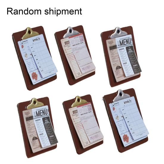 Миниатюрная доска меню Мини-планшет с карточкой меню Аксессуар для куклы для кукольного особняка 1/6 1/12 Сцена кафе-ресторана