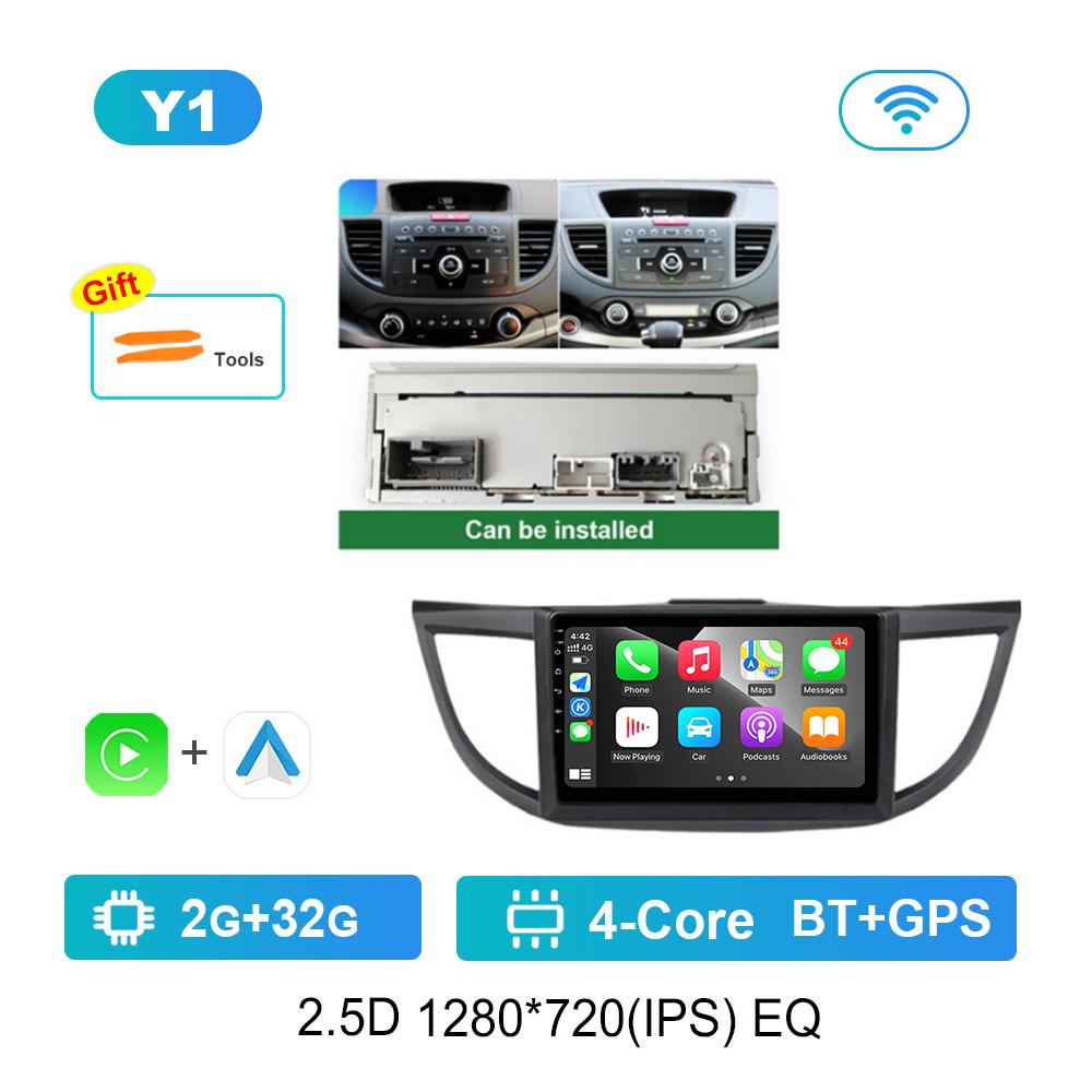 Carplay WiFi 10,1 '' для Honda CRV CR-V 4 RM RE 2011 - 2018 GPS автомобильный видеомультимедийный плеер Android OS 4G BT HD сенсорный экран