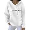 Women's Casual Fashion Print Long Sleeve Hooded Sweatshirt Top