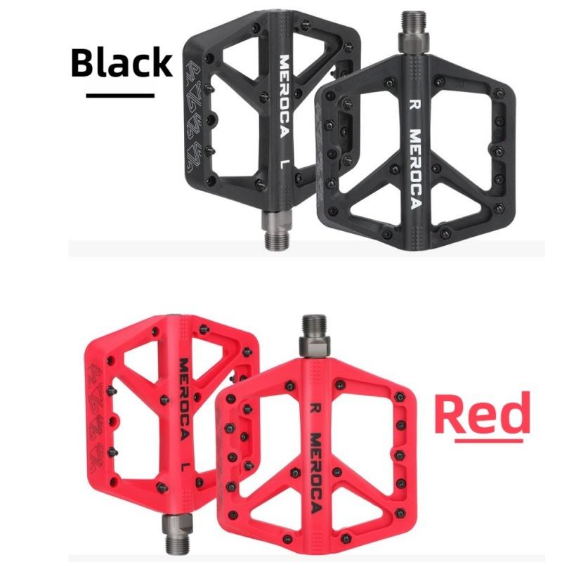 Nylon Bicycle Pedals Red Purple Orange Bianchi Pink Green 14mm Ultralight Bearing Wide Pedal for XC Bmx Pedal Board removal tool