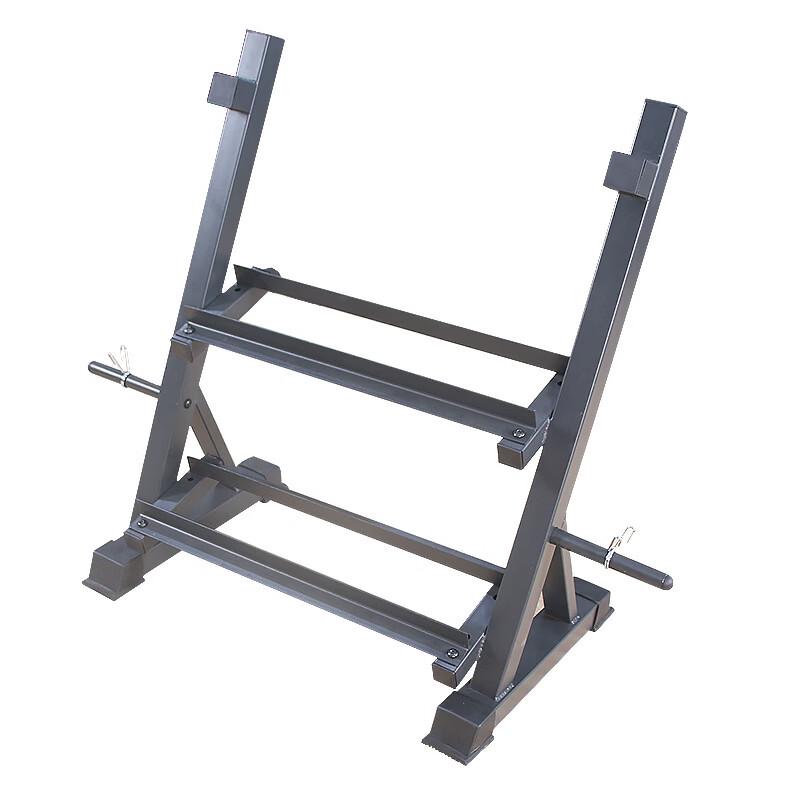 Tiexueling 2-Tier Dumbbell and Barbell Storage Rack