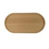 Oval Wooden Tray Heat Resistant Wooden Storage Tray Eco-Friendly Coffee Cup Mat Coaster  Restaurant