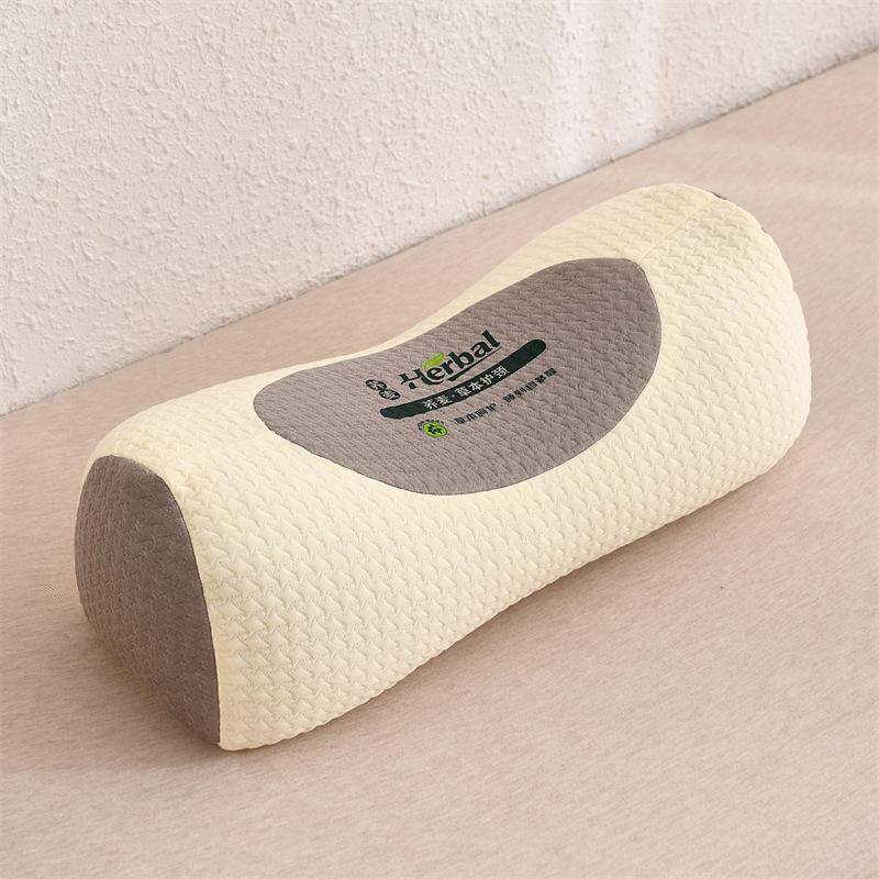 Гречневые подушки для взрослых Цилиндрическая вытяжная шейная подушка Для дома Жесткий наполнитель из гречневой шелухи Шейная подушка против прогиба