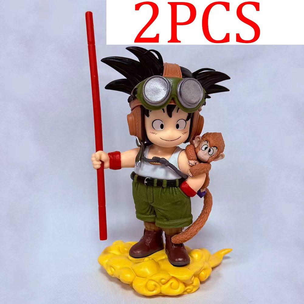 S Аниме Dragon Ball Фигурка Сон Гоку С Обезьяной Малыш Гоку Фигурка Действия 16см ПВХ Статуя Коллекционная Модель Игрушки Милые Подарки@
