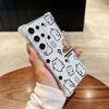 Чехол для телефона Samsung Galaxy S25 FE S24 S23 S22 S21 Ultra S20 Plus Note 20 10 S25FE Прозрачный противоударный чехол Милая маленькая капибара