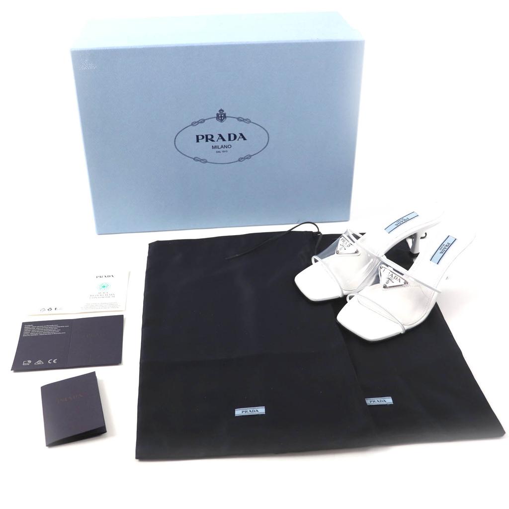 Excellent PRADA Sandals white leather Women 34 Used