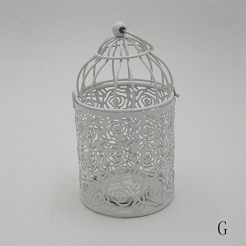 1 шт. Металлическая клетка для птиц, свадебный подсвечник, фонарь
