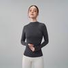 SOISOU 5 Colors Half-High Collar Slim Fit Yoga Top Women's Pilates Pullover Sports Long Sleeve High Elastic Fitness T Shirt