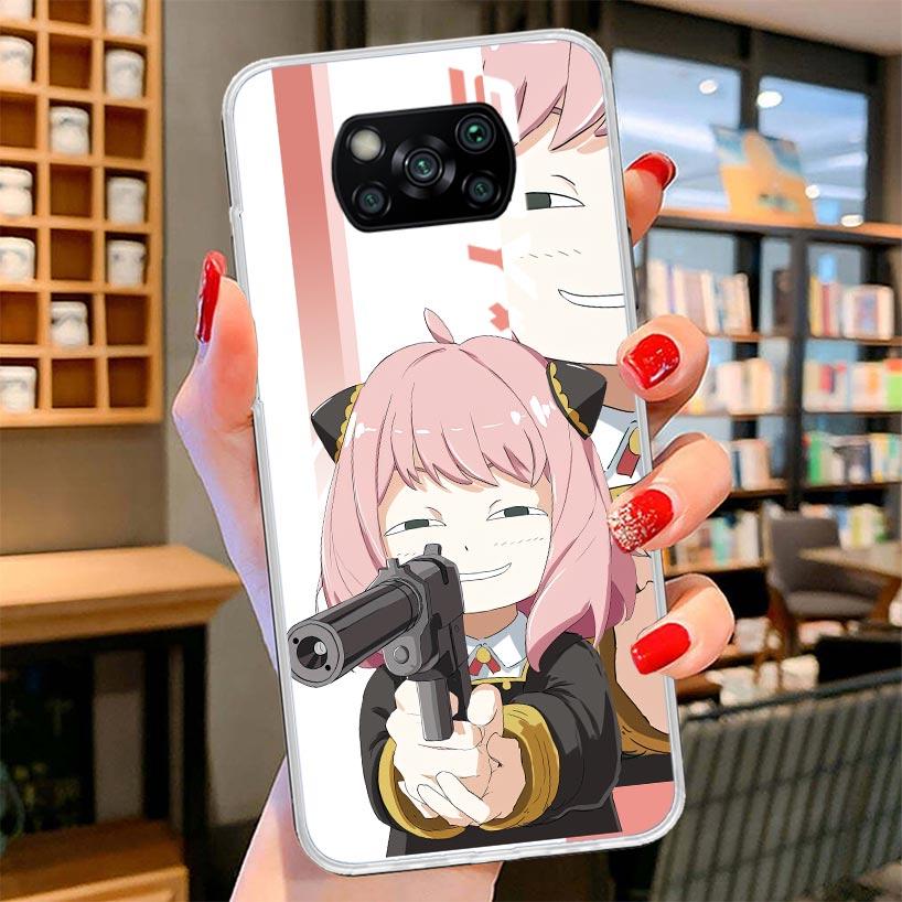 Spy Family Anya Cute Cover Phone Case For Xiaomi Poco F7 Ultra X7 X6 X5 Pro M7 Redmi 15C 15 13C 13 12C 12 10C 10 9A 9C 9T 9 Shel