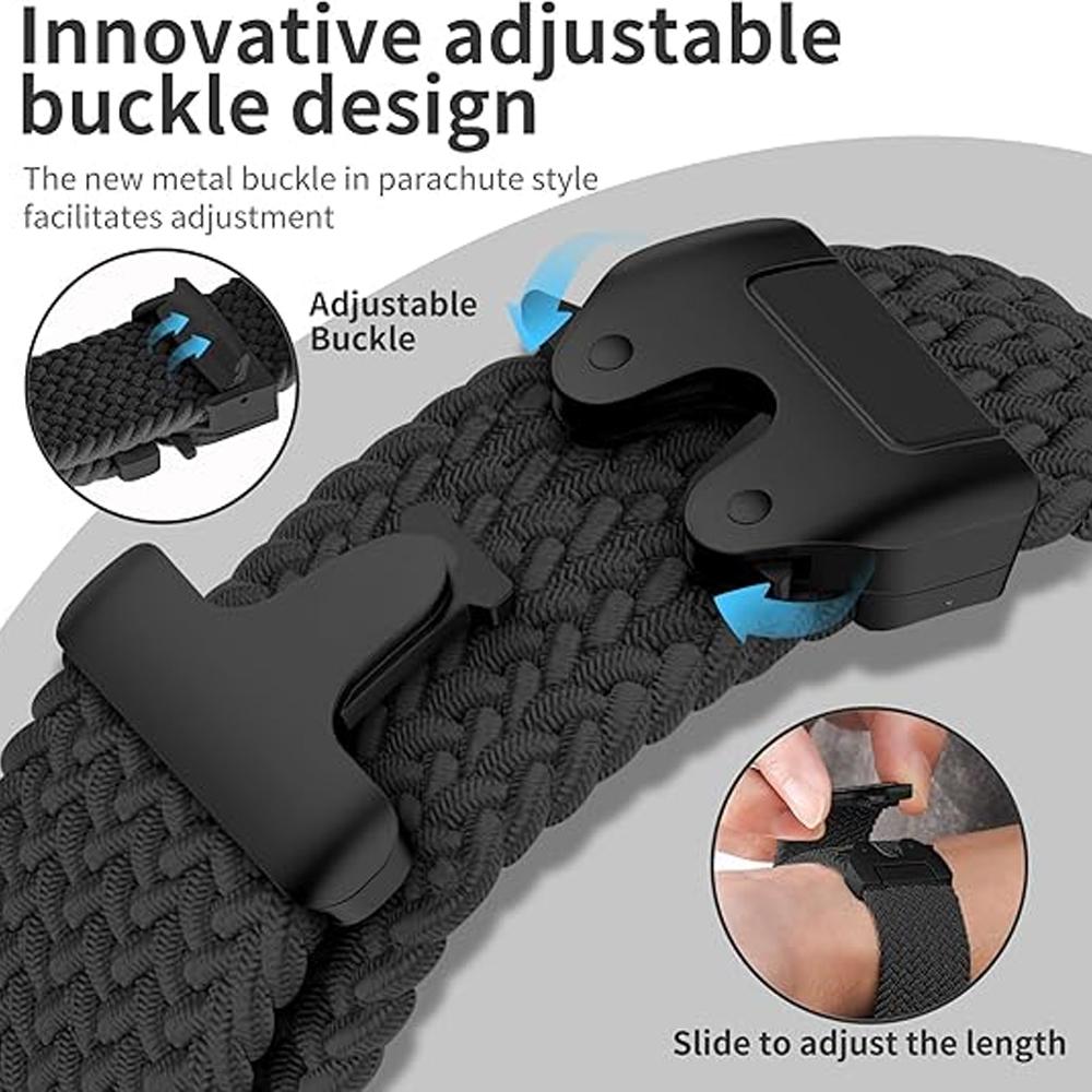 Ремешки Для Galaxy Watch 4 classic/5 Pro/6 classic/7/FE 44мм 40мм 45 43 47 Парашютный Плетеный Браслет ремешок Galaxy watch 7 Band