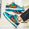 Fashion Fashion Blue Designer Skateboard Shoes Men Streetwear Hip Hop Sneakers Men Luxury Platform Skateboard Sneakers Men Basket Homme