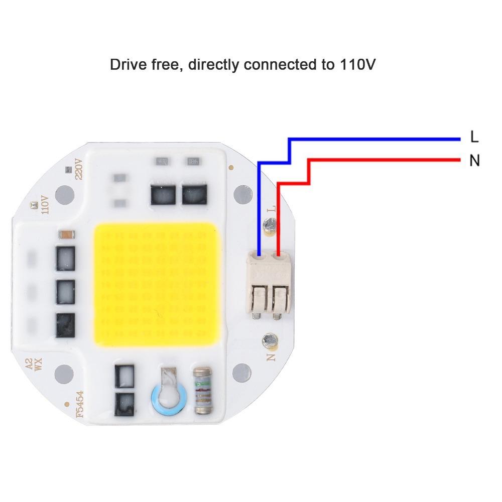 50W/70W/100W COB Lamp Bead 110V COB LED Chip Easy LED Chip DIY Lighting