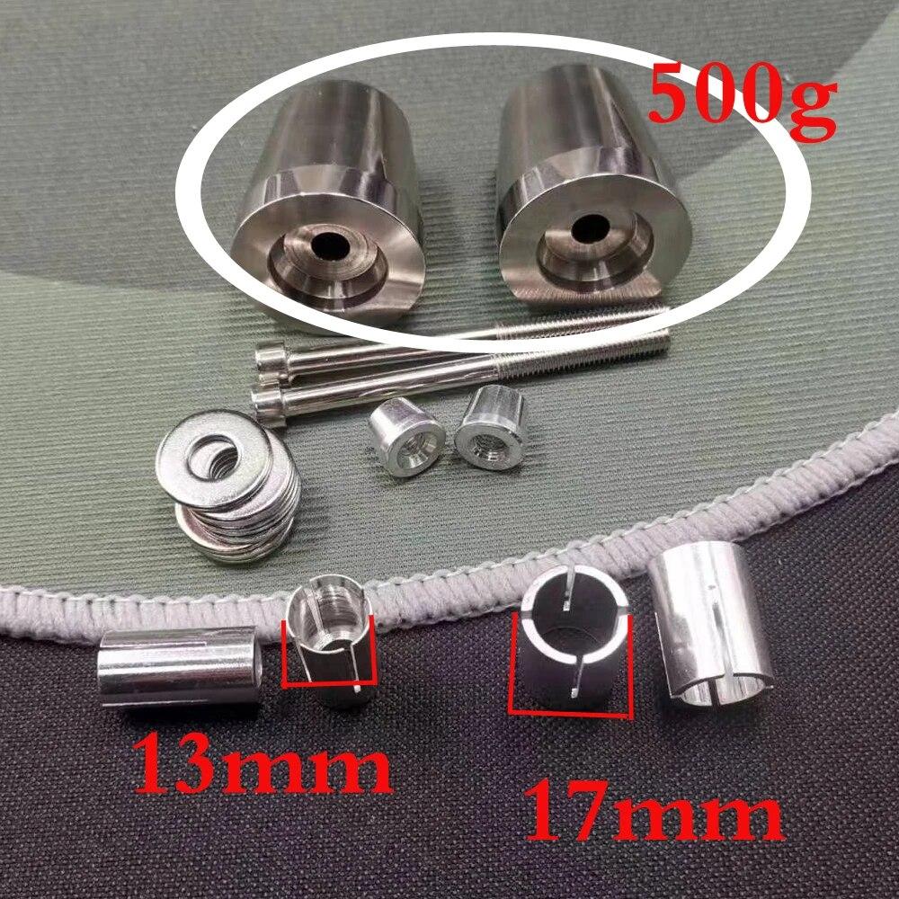 Motorcycle Stainless Steel Handle Bar End Cap Anti Vibration Slider Plug For Honda CB400 XL1000 Varadero CB190R/X CBF190 CB1300