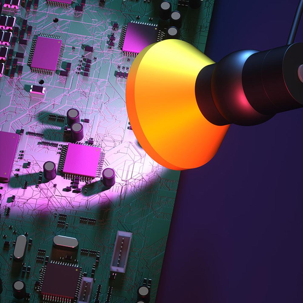 10 Вт фиолетовая лампа для отверждения клея, высокая интенсивность, зеленое масло, быстрая сварка, ультрафиолетовый свет для мобильного телефона