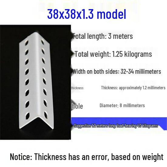 Adjustable Triangle Steel Bracket with Holes for Shelving and Storage