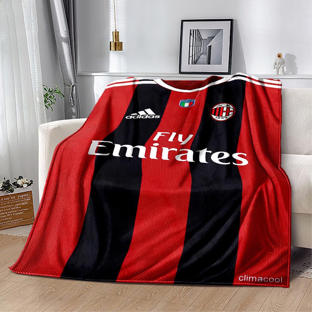 Ac Milan Blanket Soft Cozy Great For Office Chair Office Bed Allseason Use Warmthful Decor Ideal Gift For Friends Family Couples Picnic