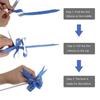 10 Pcs Solid Color Ribbon Pull Bow Gift Wrapping Ribbon Strings Party Decor Ribbons Flower