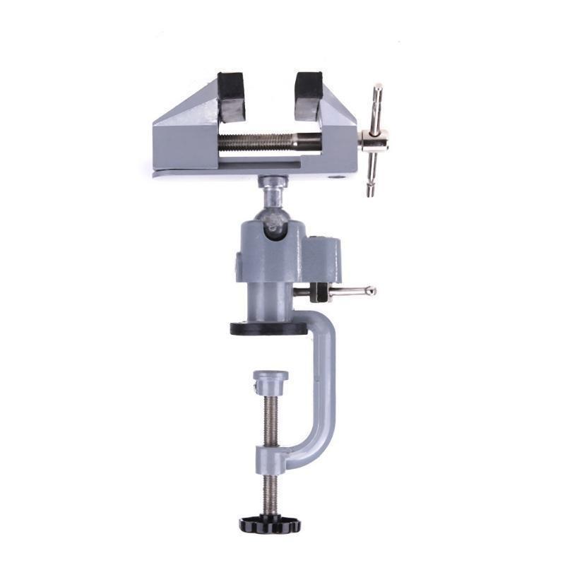 360° Swiveling Head Rotating Table Bench Vise Universal Electric Mill Bracket