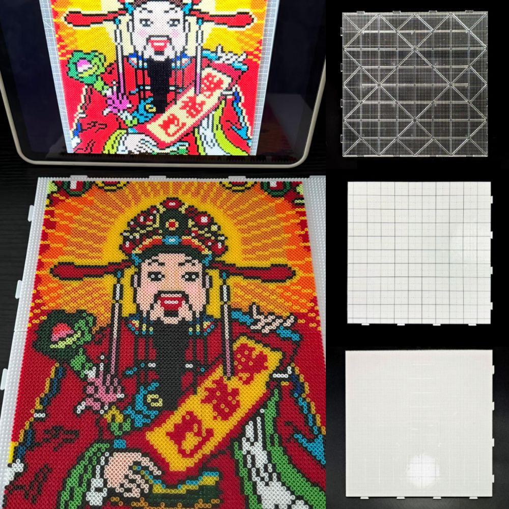 Доски для бусин Perler 104x104 бусины, термостойкие доски для термобусин Hama Beads, для создания пазлов