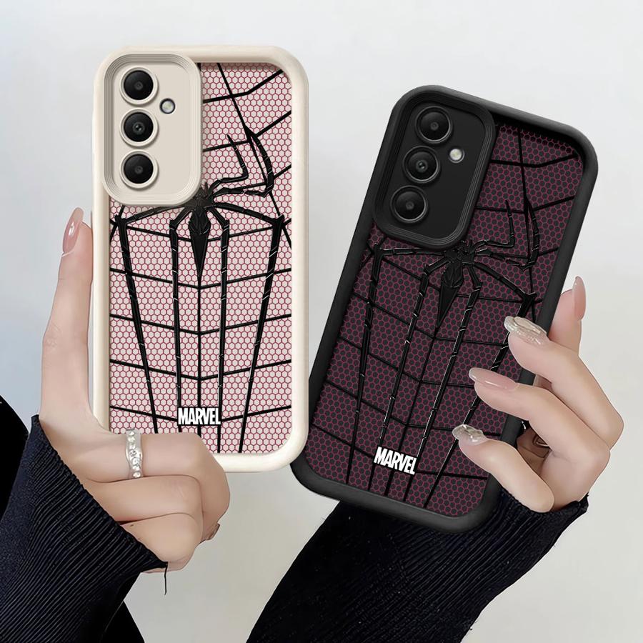 ГОРЯЧАЯ Защитная крышка для телефона Marvel Человек-Паук Паутина для Samsung Galaxy A16 A24 A13 A32 A56 A26 A22 A33 A23 A12 A34 A36 A14