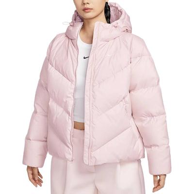 Спортивная одежда FW25 Ветровка Storm-FIT Логотип Ветрозащитная Водоотталкивающая Свободная Утиный пух Теплая С капюшоном С длинным рукавом Пуховик HV5236-667