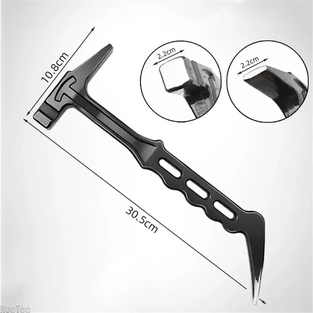 Aluminum Sharp Pointed Hammer High Hardness Shock Absorption Anti-Slip Complete Handle Integrated Forging Enhanced Grip