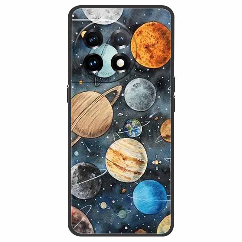 Чехол для OnePlus 11 OnePlus11 5G Ударопрочный Мягкий Силикон ТПУ Задняя Крышка Для OnePlus 11 One Plus 11 5G Чехлы для Телефона Милый Кот Волк