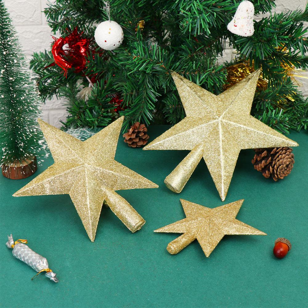 New New Year Party Supplies Christmas Tree Decoration Home Decor Xmas Ornament Large Glitter Star