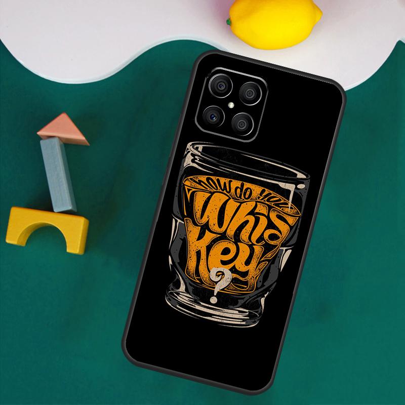 Кейс для сигар и виски для Honor Magic 7 Pro 5 6 Lite Honor 200 Pro 50 70 90 X9a X8a X8 X9 X8b X9b X9c Чехол