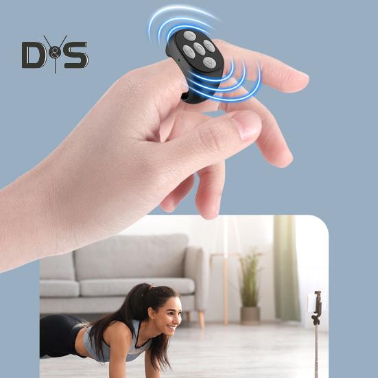 Пульт дистанционного управления с поддержкой Bluetooth Прокрутка кольца Приложение Перелистывание страниц Беспроводные телефоны Планшеты Затвор камеры Короткий видеоконтроллер Пульт дистанционного управления с кончиком пальца