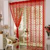 1PC 100*200Cm Romantic Heart-Shaped String Sheer Curtains For Living Room Bedroom Curtain