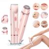 Electric Razor Woman Shaver Painless Women Mustache Epilator Leg Bikini Body Hair Trimmer for Women Facial Epilator Hair Remover