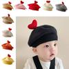 Knit Bonnet Baby Beret Hat Cute Autumn Winter Children Hat Kids Knitted Hats Newborn Toddler