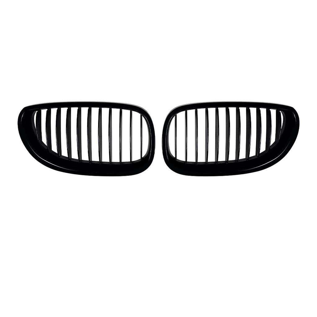 Для BMW 5 серии E60 E61 2004-2010 Трансграничная модификация решетки радиатора, наружное украшение из горизонтальных параллельных планок