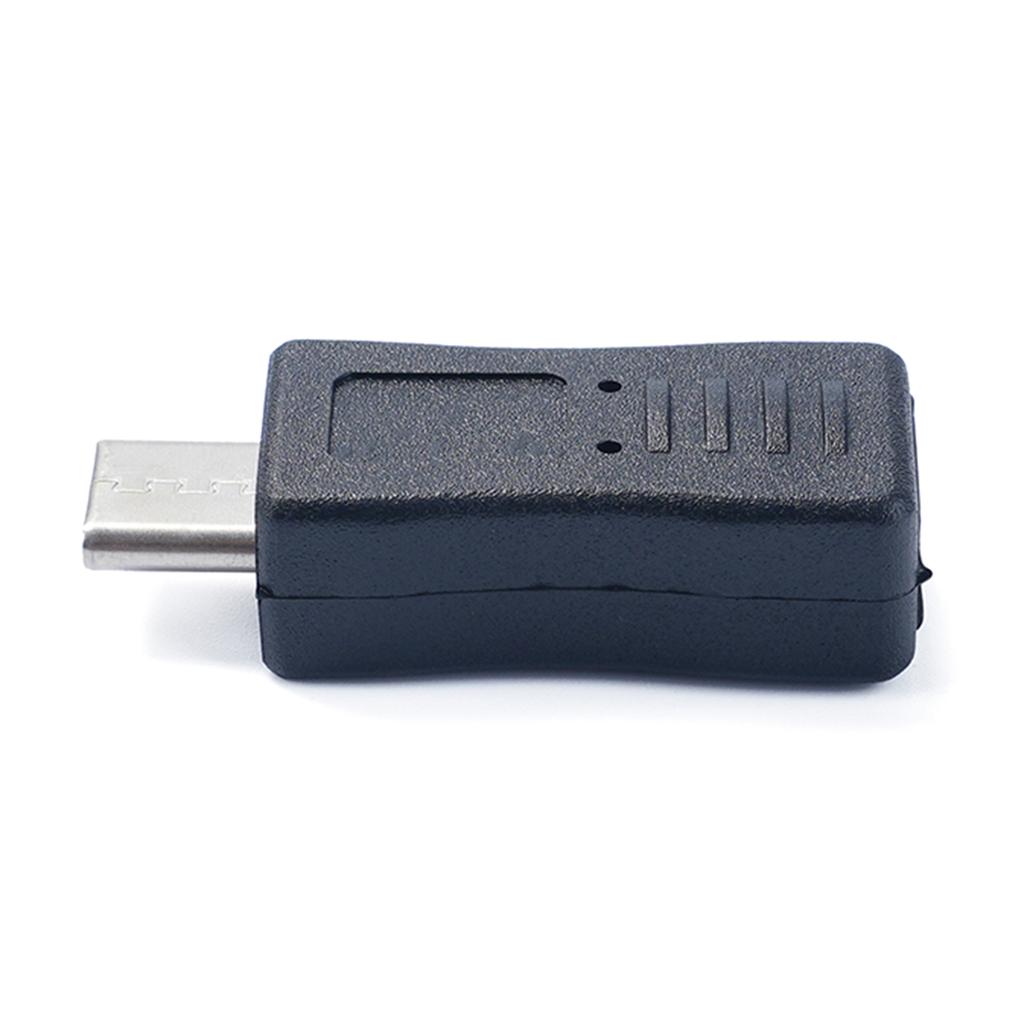 Мини USB гнездо - Type-C штекер адаптер Поддержка зарядки и синхронизации данных Портативный разъем для мобильного телефона, планшета, геймпада