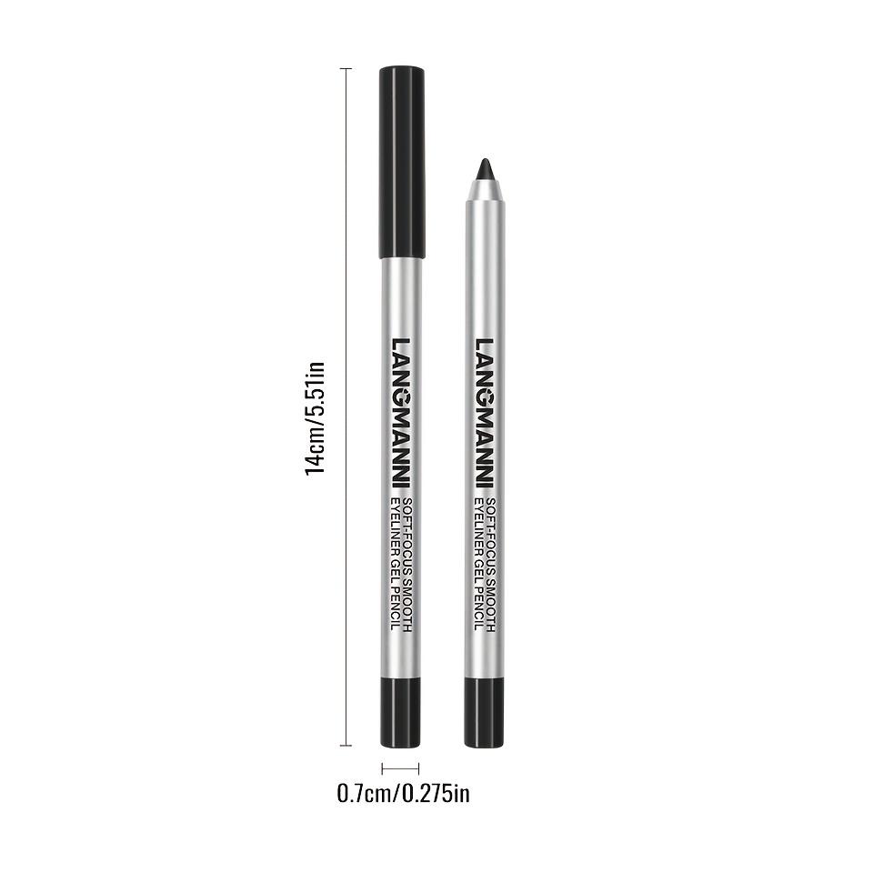 3Pcs Sharpenable Gel Eyeliner Pencil Smooth Matte Shimmer Smudgeproof Waterproof Eye Liner