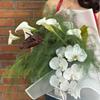 5pcs Monet's Floral Language Artificial Flowers Forest Style Fake Blooms for Bride's Bouquet Garden Wedding Arrangement Faux Greenery