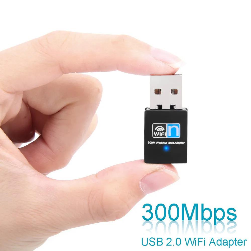 300 Мбит/с USB WiFi адаптер беспроводная сетевая карта 2.4G Wi-Fi адаптер Dongle для ПК ноутбука