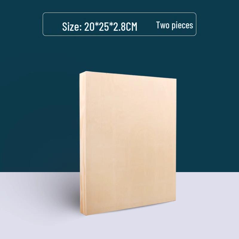 Carbonized Pine Oil Painting Frame Board - Acrylic Powder, No Frame Needed, Retro DIY Solid Wood.