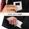 Carved Bottle Opener 1/10pcs Stainless Steel for Wallet Pocket Can Be Engraved for Restaurants Bars DIY Wedding Favor Gift