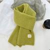 New Knitted Scarf Men's and Women's Student Couple Thickened Wool Scarf Korean ins Wind Wool Shawl