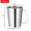 500ml/700ml/1000ml/1500ml 304 stainless Steel Measuring Scale Cup Graduated Cylinder Milk Tea Baking Eggs Spoon